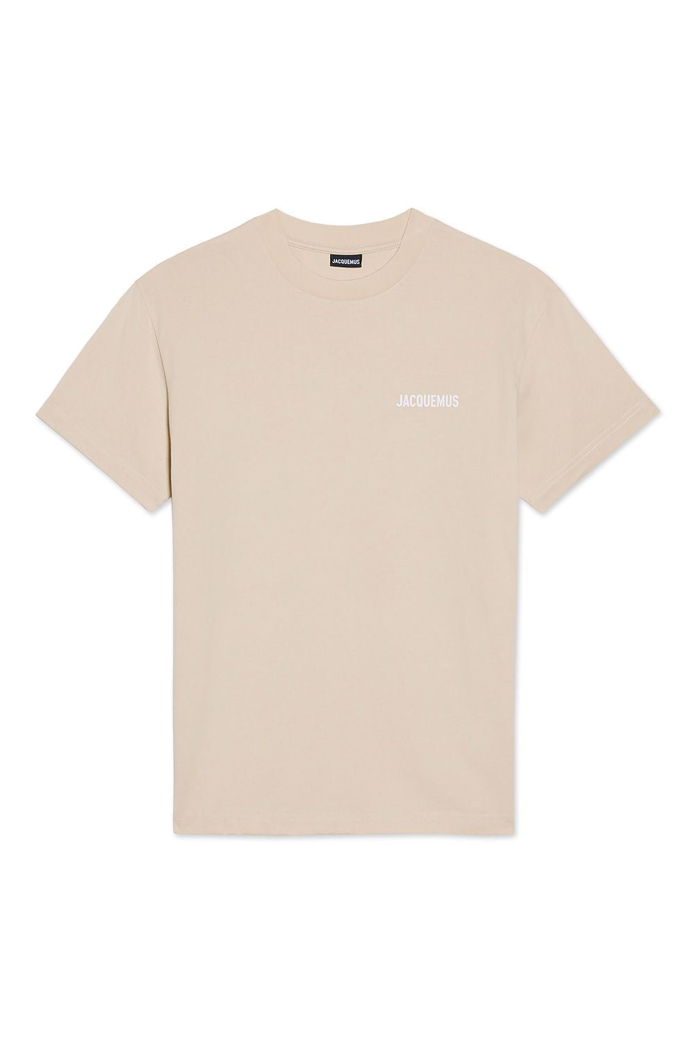 Men's Light Beige Jacquemus Les Classiques Logo T-Shirt