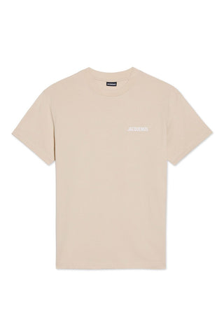 Men's Light Beige Jacquemus Les Classiques Logo T-Shirt