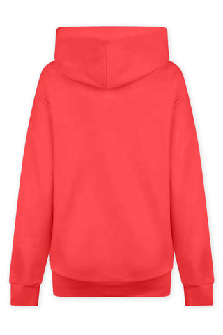 Men's Red Vivienne Westwood  Embroidered Orb Hooded Sweatshirt