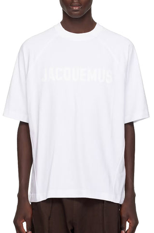 Men's White Jacquemus Les Classiques Typo T-Shirt