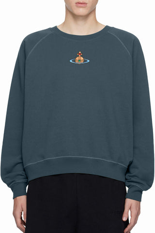 Men's Grey Centre Orb Vivienne Westwood Raglan Sweatshirt