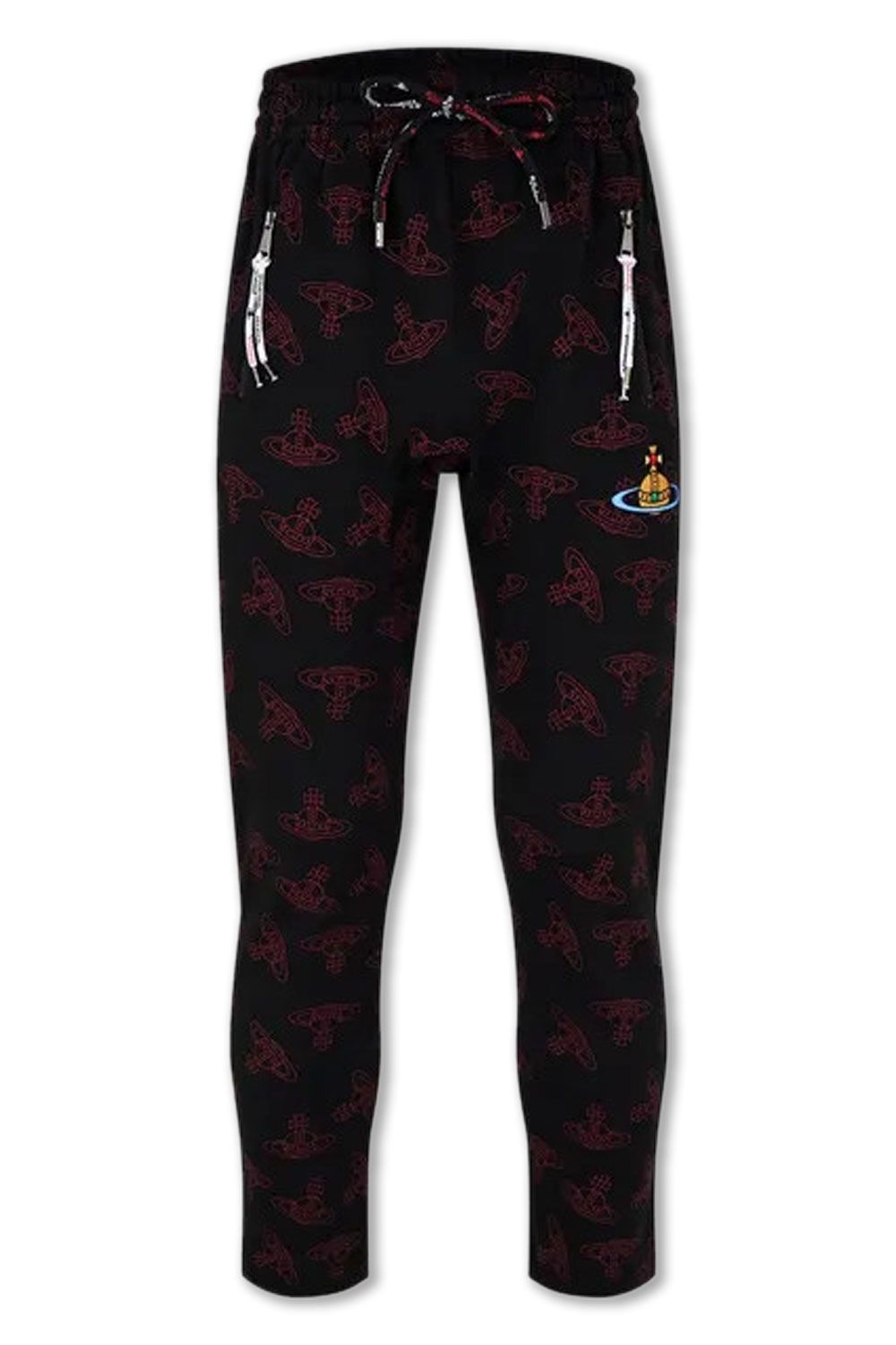 Men's Black Vivienne Westwood All Over Orb Print Jogger