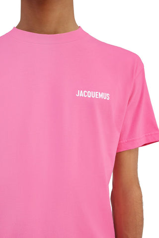 Men's Pink Jacquemus Les Classiques Logo T-Shirt
