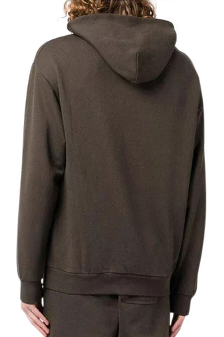 Men's Brown Vivienne Westwood Heart Patch Pullover Hood