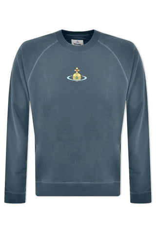Men's Grey Centre Orb Vivienne Westwood Raglan Sweatshirt