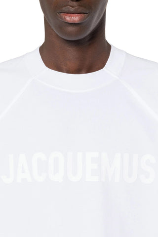 Men's White Jacquemus Les Classiques Typo T-Shirt