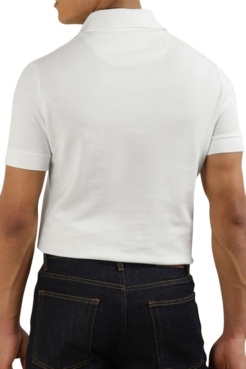 Men's White Vivienne Westwood Lion & Unicorn Polo Shirt