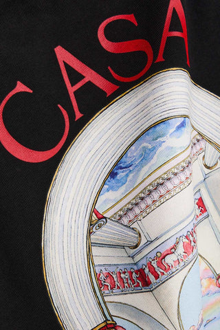 Men's Black Casablanca Le Passage Printed T-Shirt