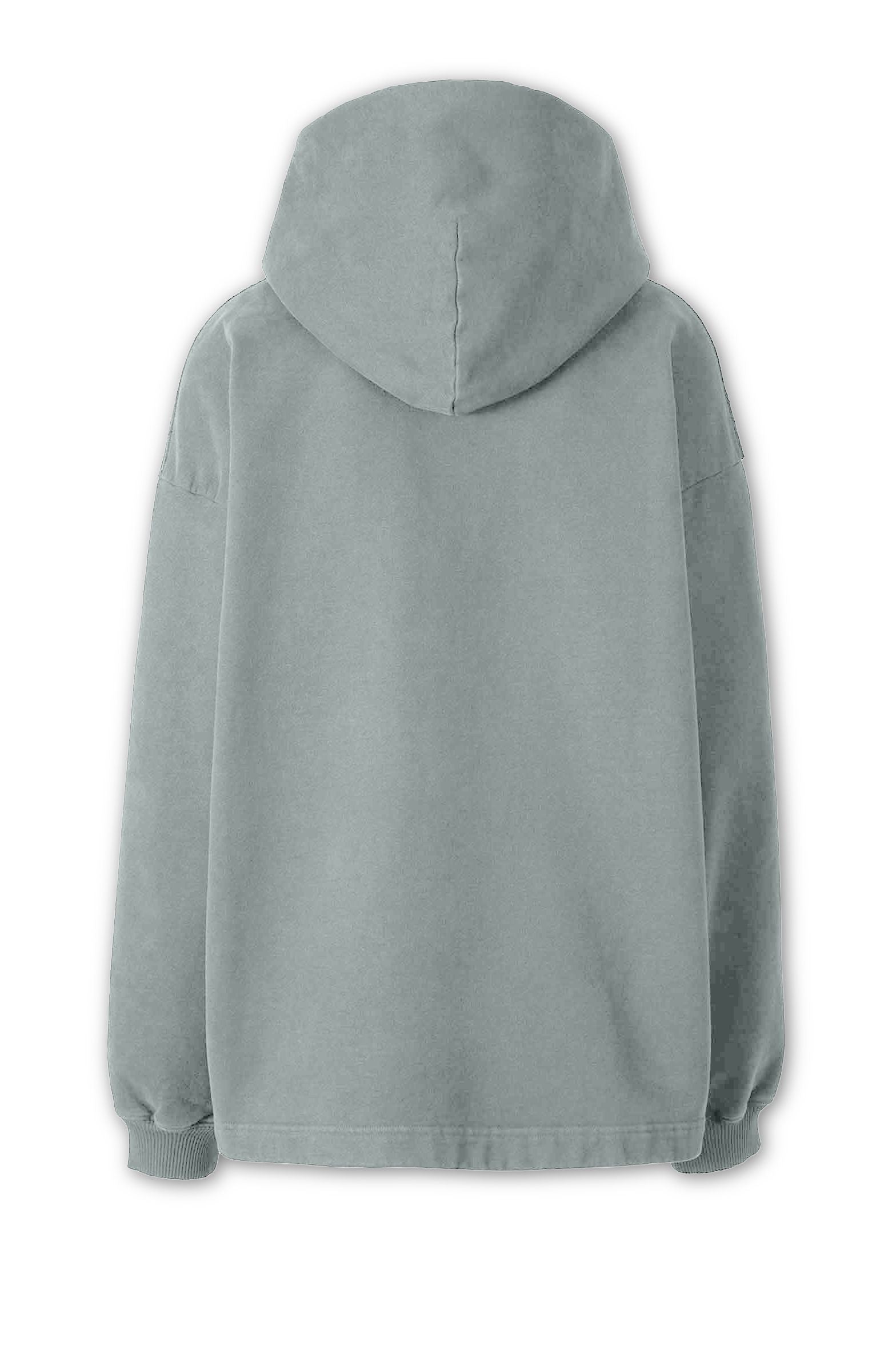 Men's Grey Acne Studio Franklin Stamp Oversized Logo Print Hoodie