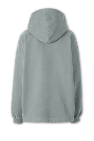 Men's Grey Acne Studio Franklin Stamp Oversized Logo Print Hoodie