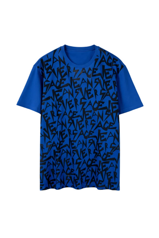 Men's Blue Versace Jeans Graffiti T-Shirt