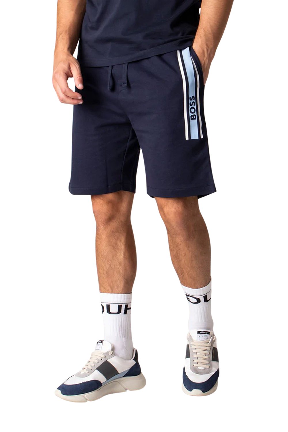 Men's Blue Hugo Boss Relaxed Fit Shorts