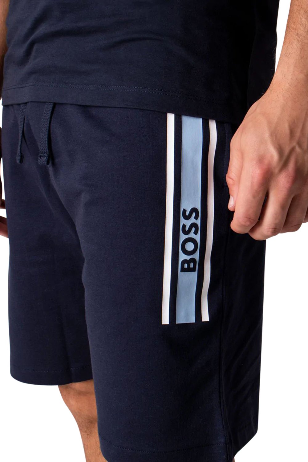 Men's Blue Hugo Boss Relaxed Fit Shorts