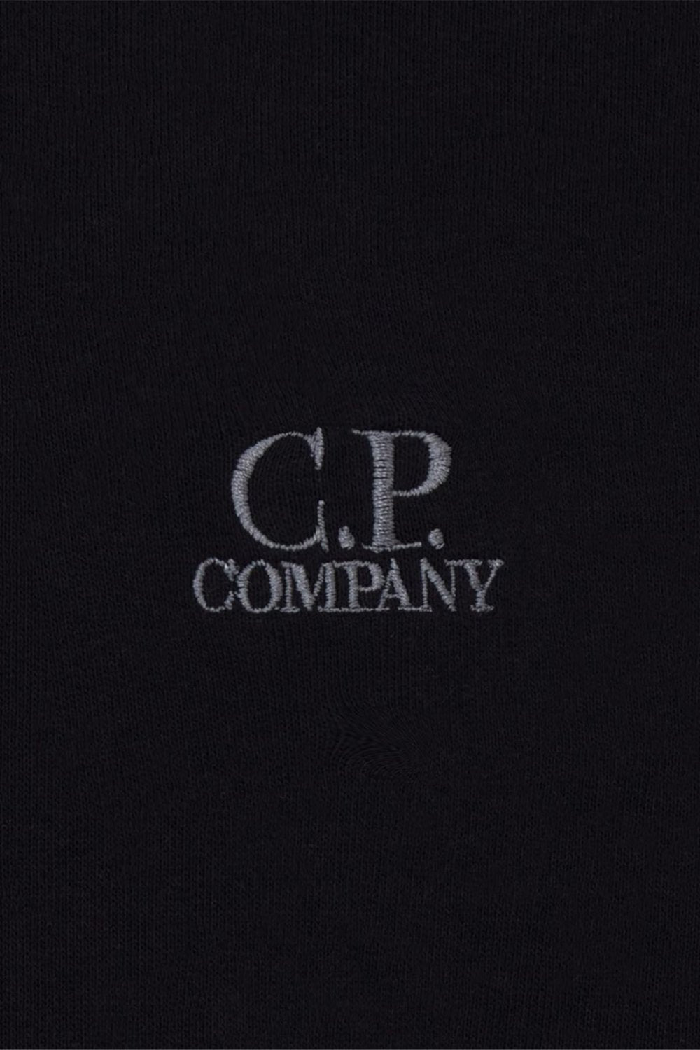 Men's Black C.P. Company Embroidered Chest Logo Sweatshirt