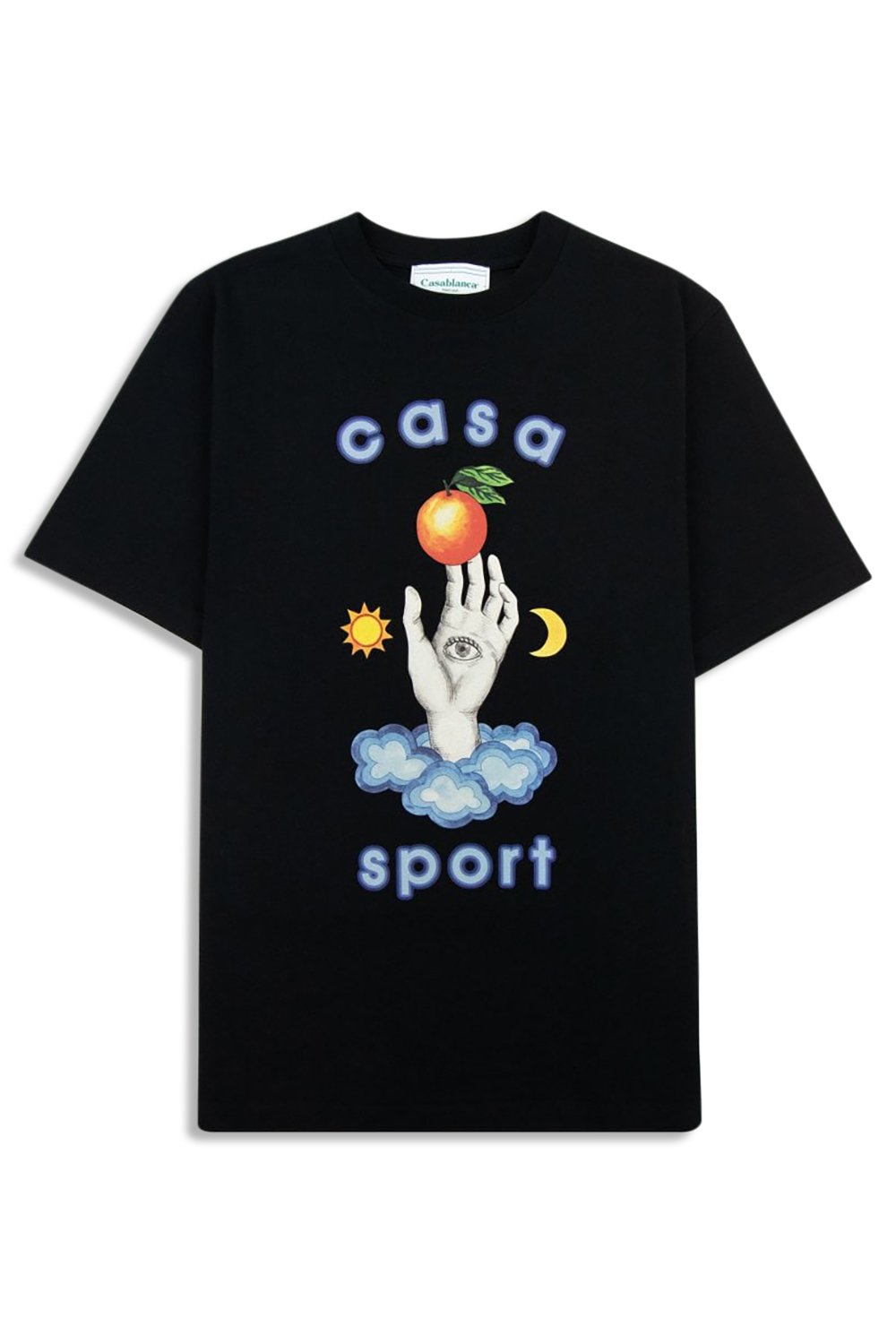 Men's Black Casablanca Talisman Printed T-Shirt