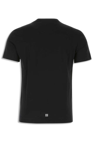 Men's Black Givenchy Logo Slim Fit Jersey T-Shirt