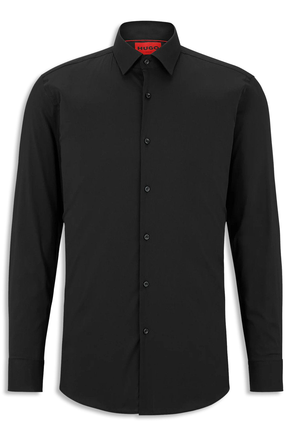 Men's Black Hugo Boss Slim Fit Kenno Jersey Shirt