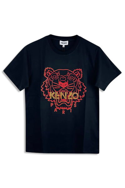 Kenzo Classic CNY Red Tiger T Shirt High quality fabric Muoti Clothing