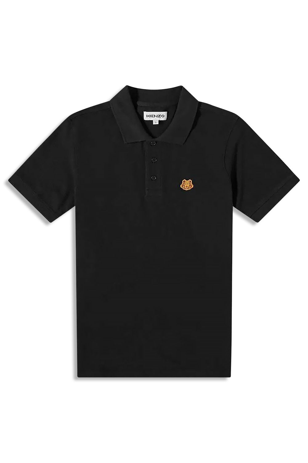 Men's Black Kenzo Tiger Crest Polo