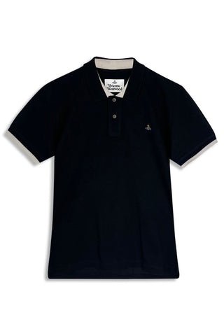 Men's Black Vivienne Westwood Black Collared Polo Shirt