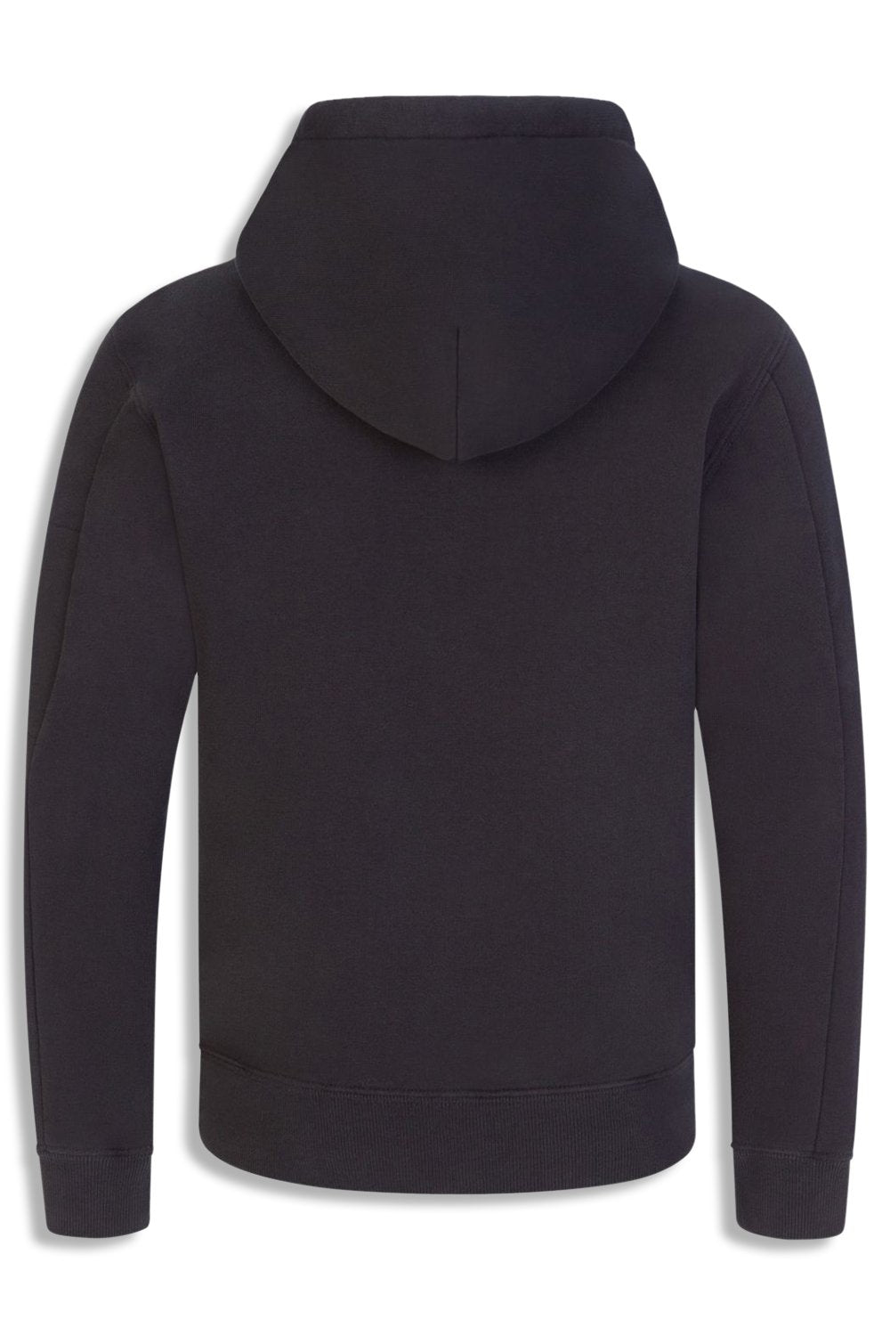 Men's C.P. Company Lens-Detail Cotton Black Hooded Sweatshirt