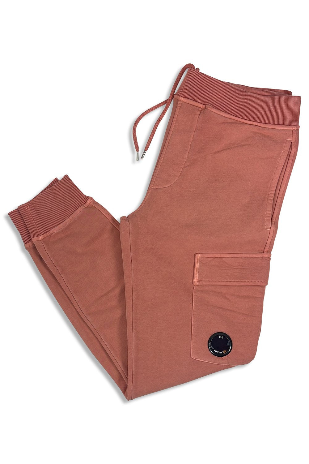Men's C.P. Company Lens-Detail Cotton Cedar Wood Jogger pants
