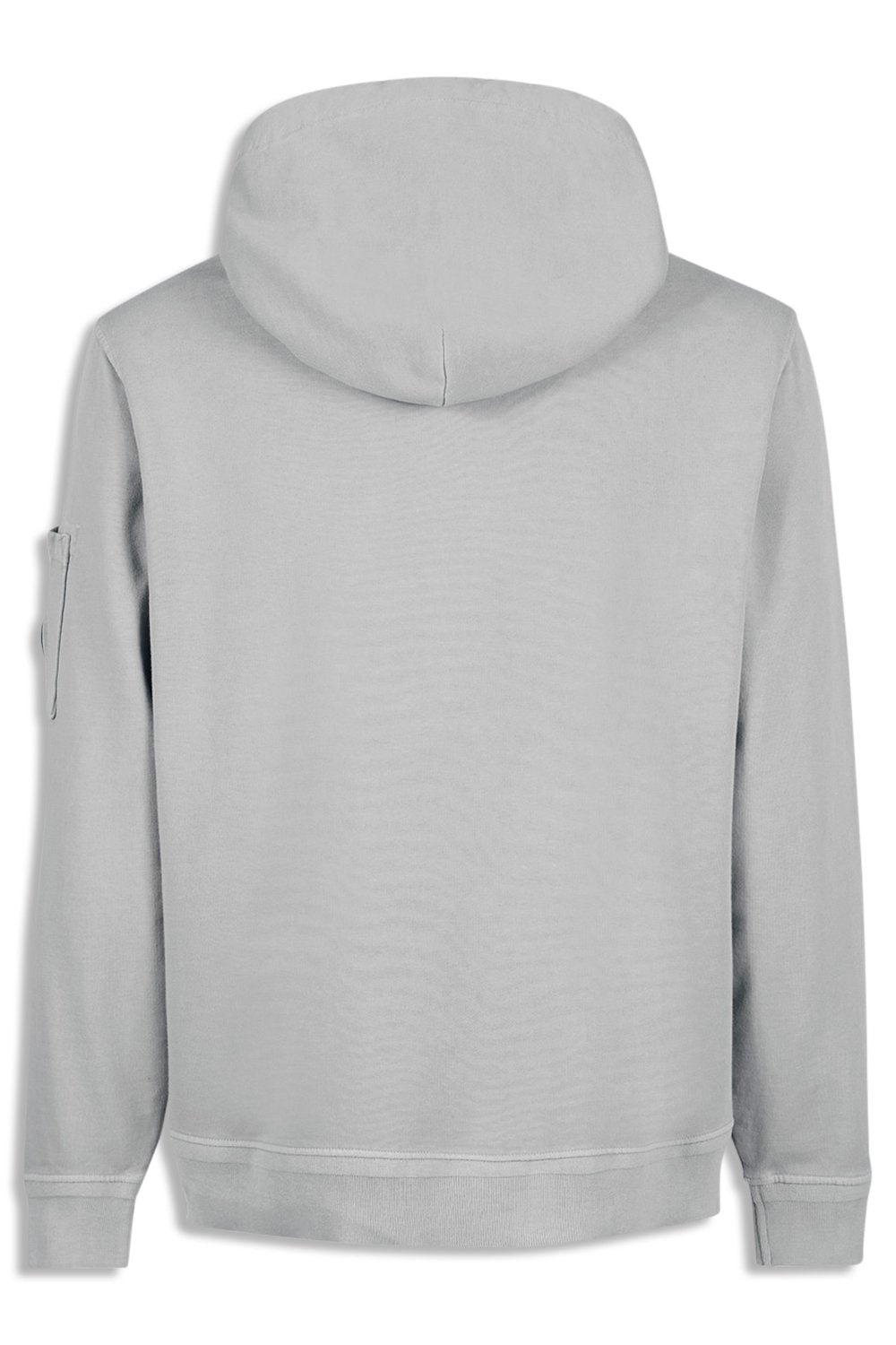 Men's C.P. Company Lens-Detail Cotton Grey Hooded sweatshirt
