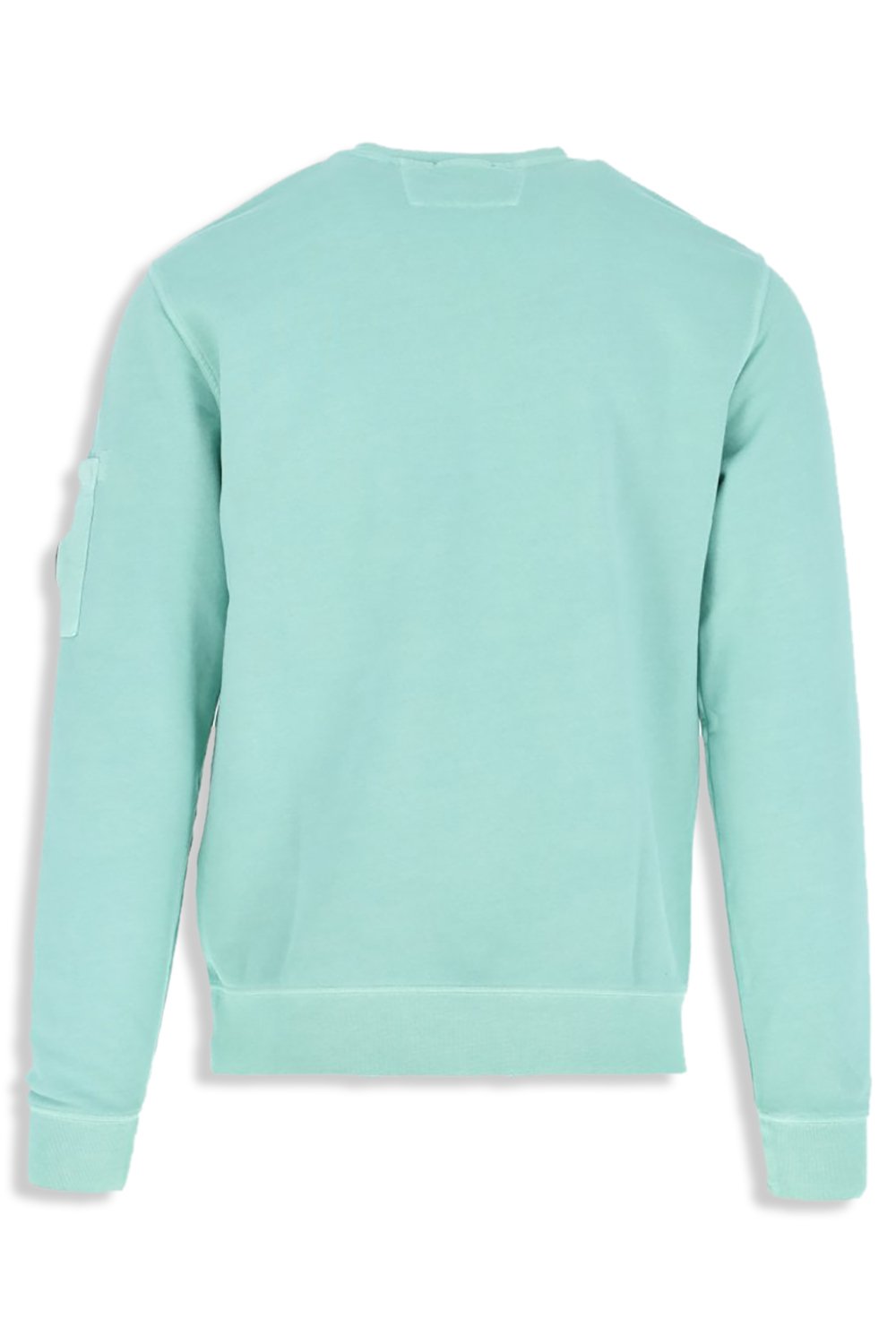 Men's C.P. Company Lens-Detail Cotton Mineral Blue Sweatshirt