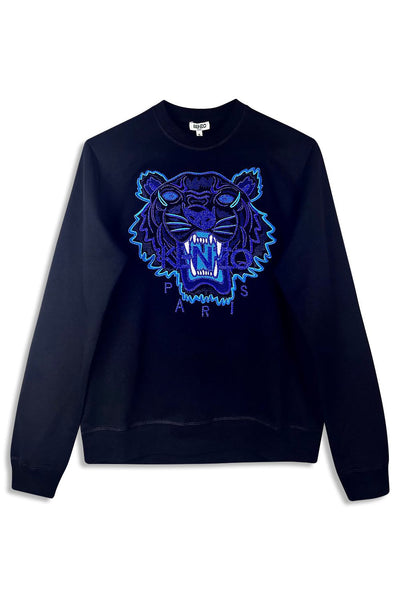 Kenzo sweatshirt black and blue cheap
