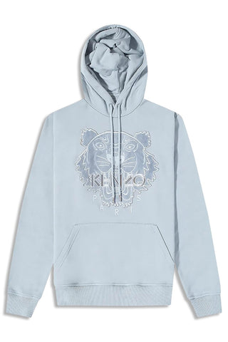 Men's Kenzo Blue Festive Tiger Hoodie