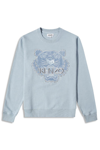 Men's Kenzo Blue Festive Tiger Sweatshirt