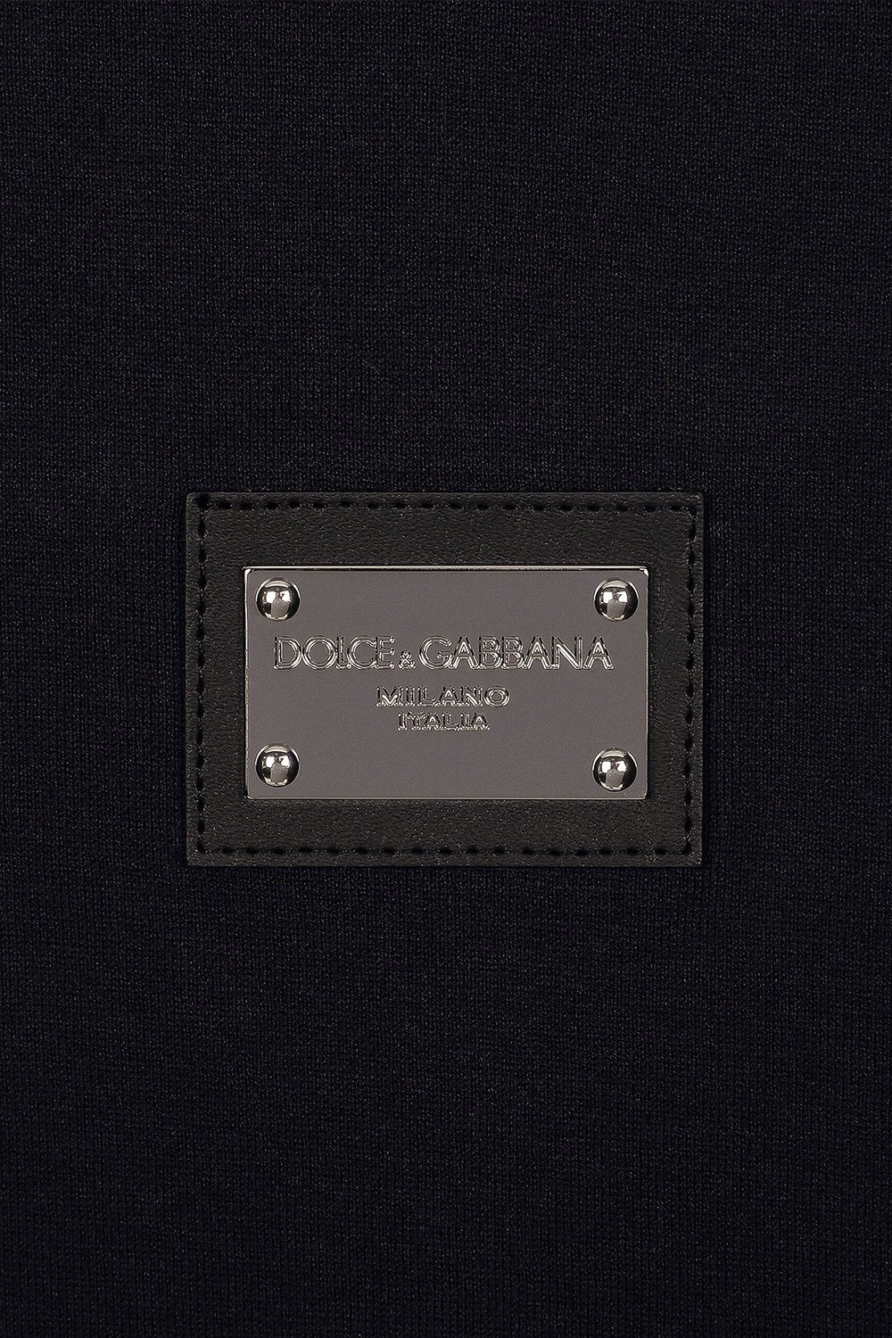 Men's Navy Dolce & Gabbana Branded Tag T-Shirt