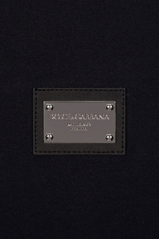 Men's Navy Dolce & Gabbana Branded Tag T-Shirt