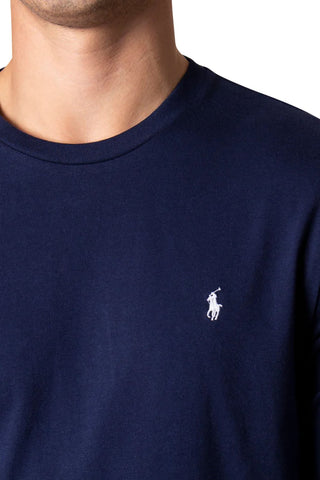Men's Navy Ralph Lauren Long Sleeve Crew Neck T-Shirt