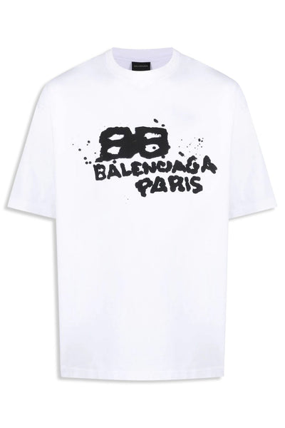 Balenciaga t shirt men white outlet