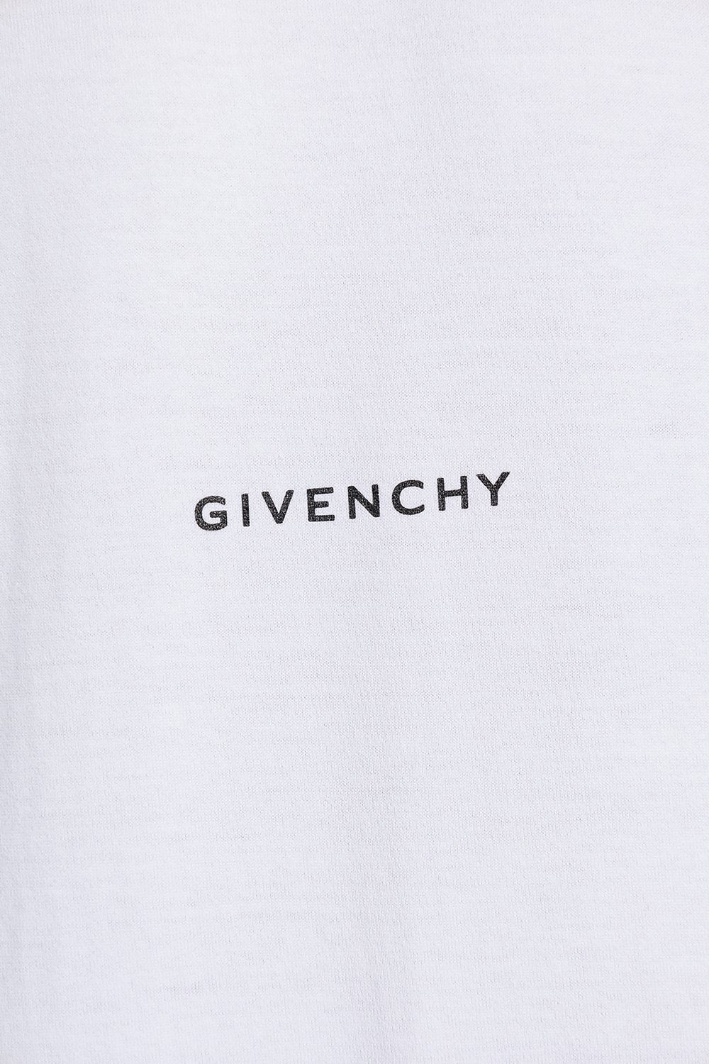 Men's White Givenchy Small Logo Slim Fit Jersey T-Shirt
