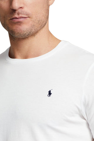 Men's White Ralph Lauren Polo Short Sleeve T-Shirt