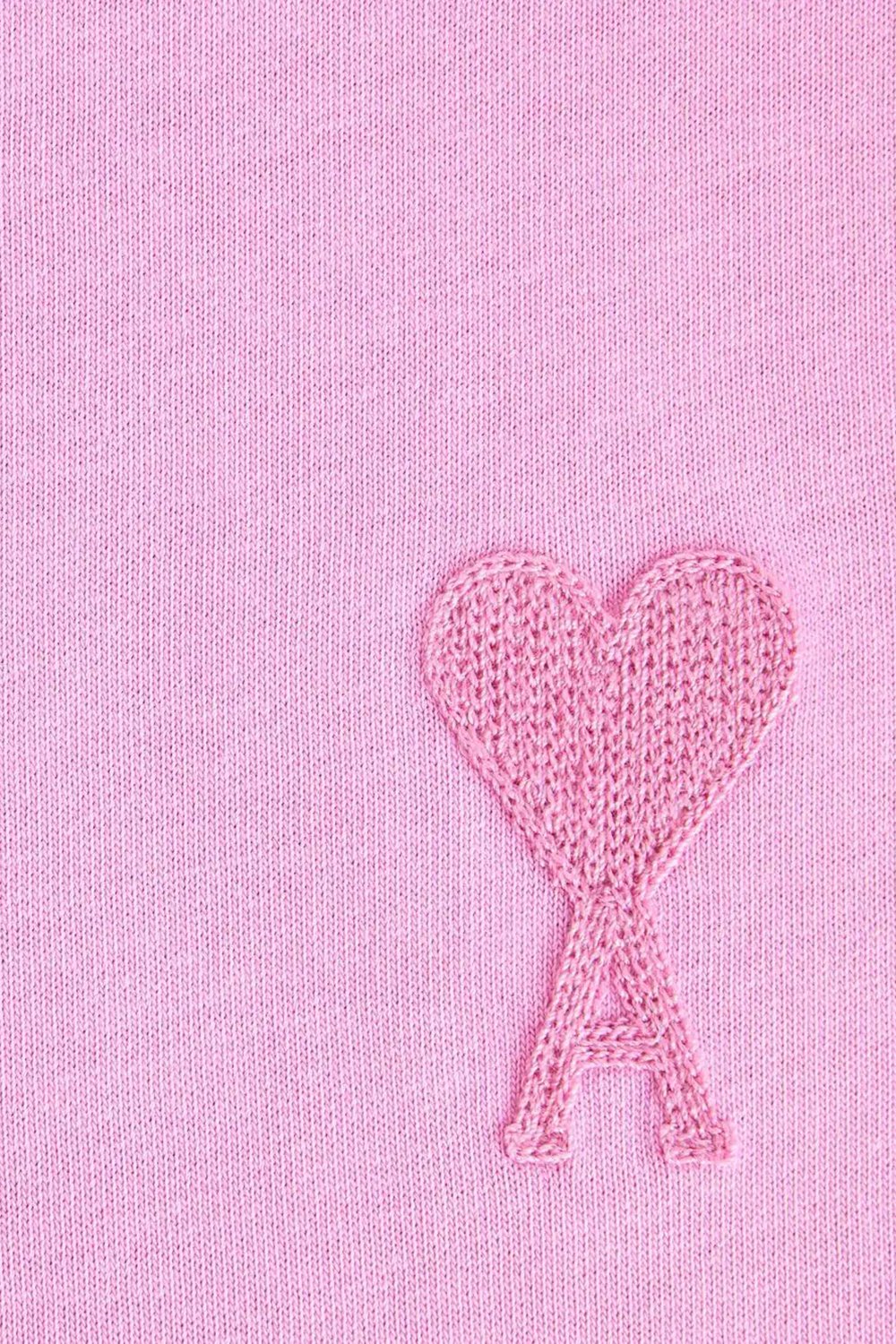 Men's Candy Pink Ami Paris 'Ami De Coeur' T-Shirt
